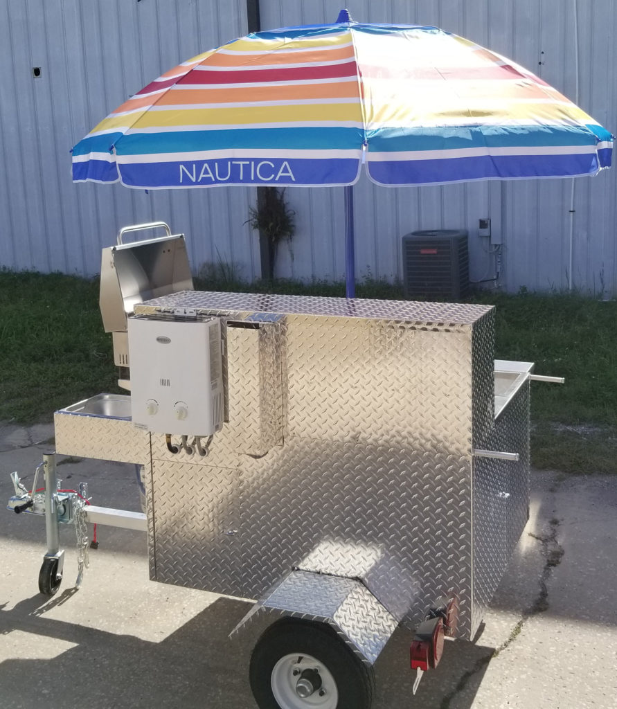 Hot Dog Food Cart Trailer