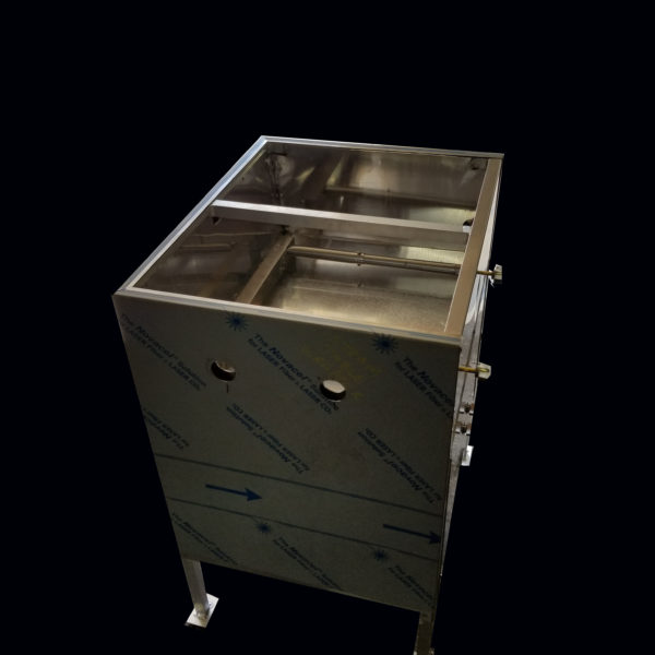 LARGE DOUBLE PORTABLE STEAM TABLE – STAINLESS STEEL CABINET